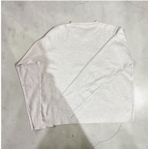 WAFFLE BOXY FIT CROPPED T-SHIRT
