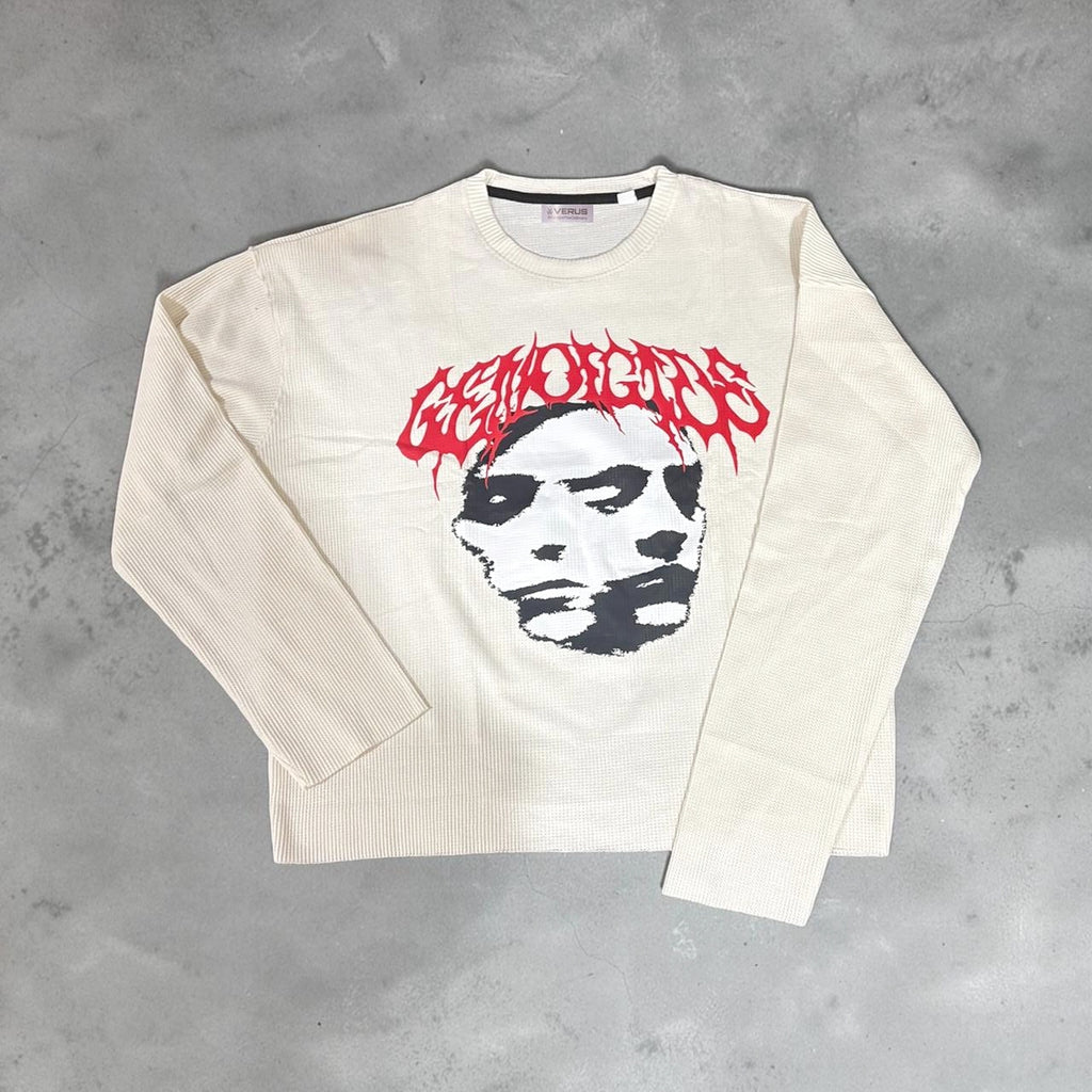 WAFFLE BOXY FIT CROPPED T-SHIRT